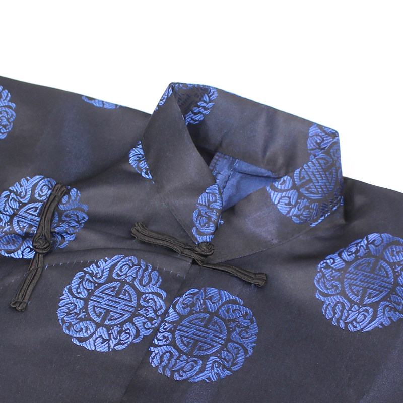 麻纱寿衣长衫长袍马褂男女全套绸缎面料马甲骨灰盒