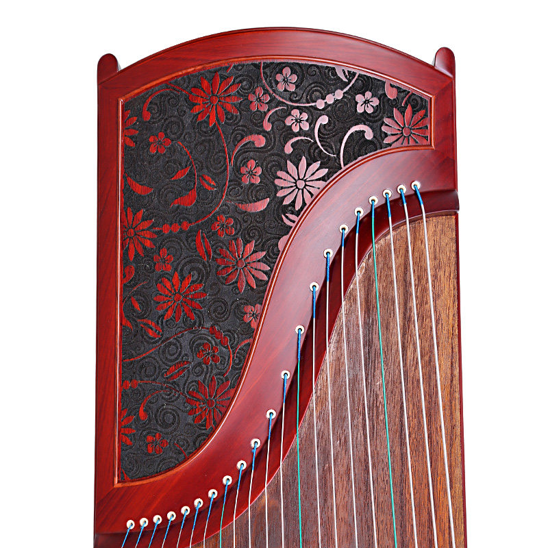 古筝乐海812jxs非洲紫檀檀木红木花纹图案考级古筝