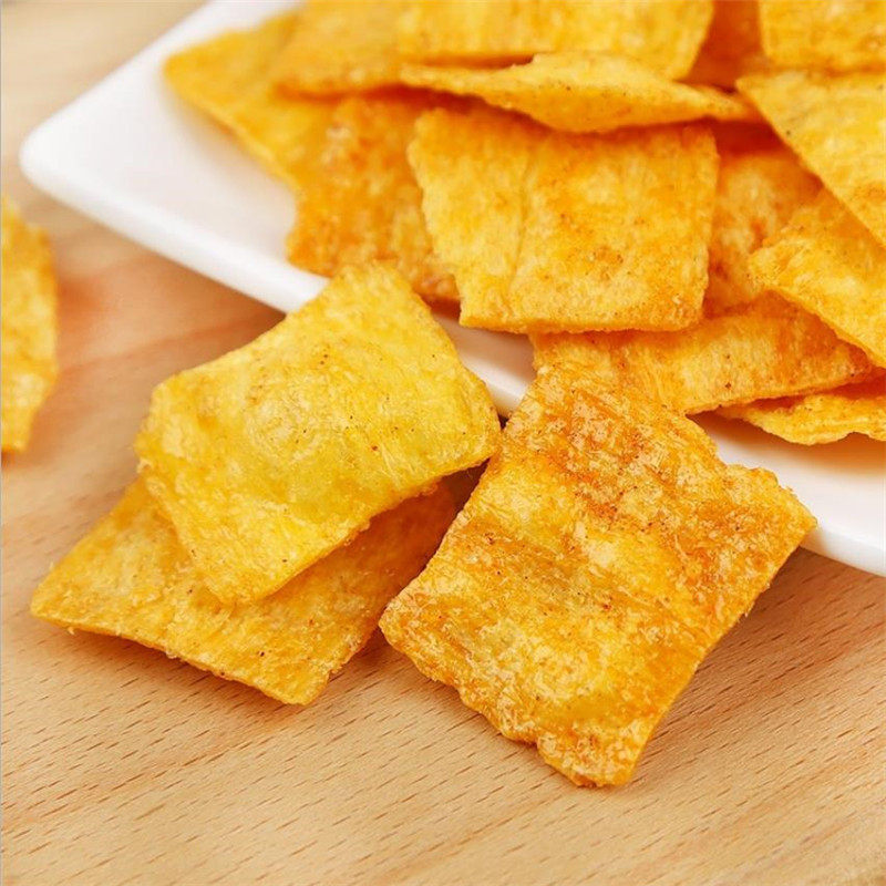 豪一一地锅脆片400g牛排味香辣味薄脆锅巴膨化膨化食品