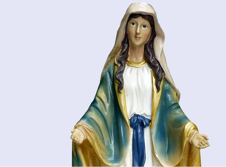 外贸厘米欧美精品ling圣母玛利亚家居摆件婚配基督教工艺品