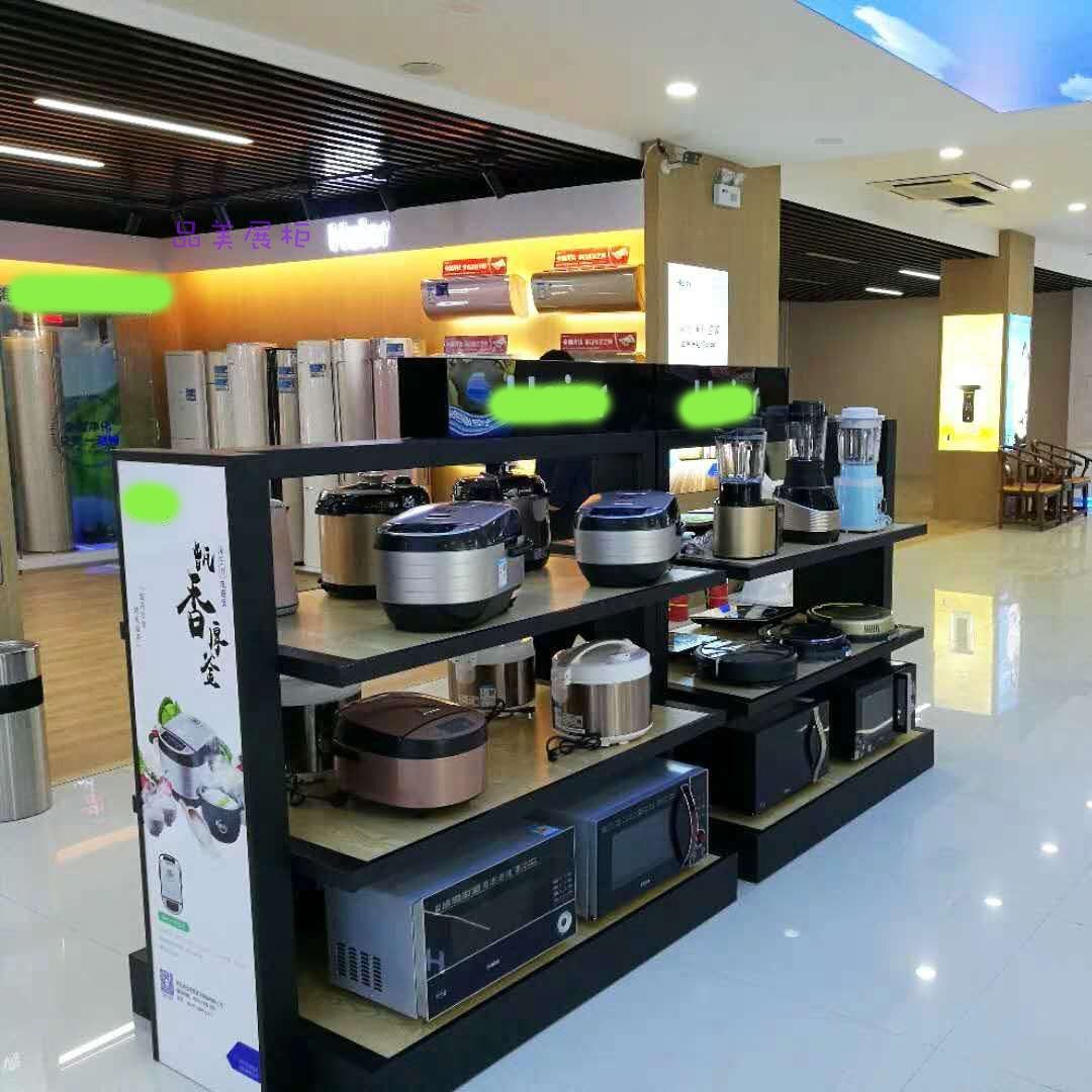 展柜展示柜小家电双面中岛九阳苏泊尔京东天猫展架商用展示柜