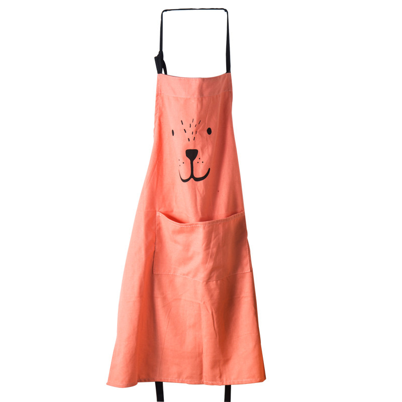 围裙日韩创意时尚布艺防油清洁厨房家居工作服围裙