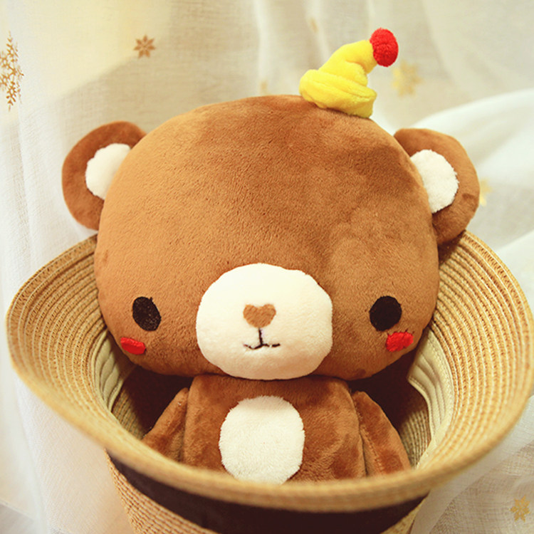 包邮可爱卡通小熊布艺娃娃 很简单 手工制作diy创意玩偶材料包