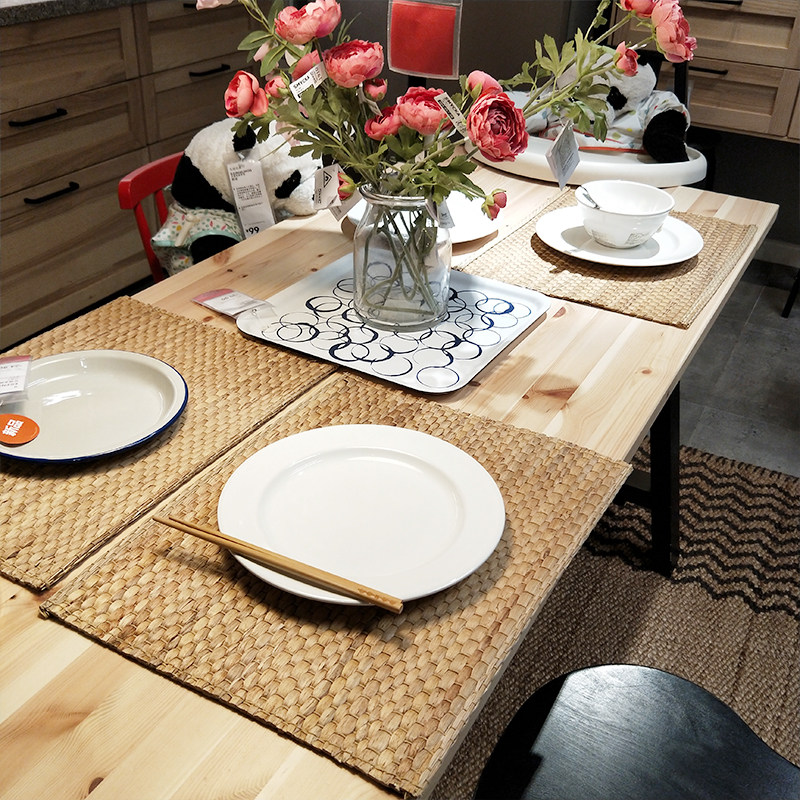 古桥微雨ikea恩德德拉餐垫锅垫水葫芦35x45cm宜家餐垫