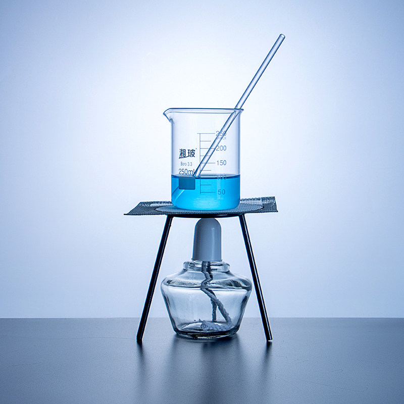 玻璃烧杯量杯低型1000ml耐高温实验室器材透明烧杯