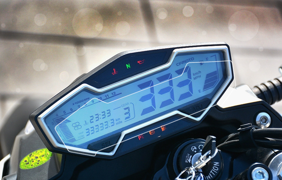 适用春风250sr改装tpu水凝仪表高清防刮防水贴纸