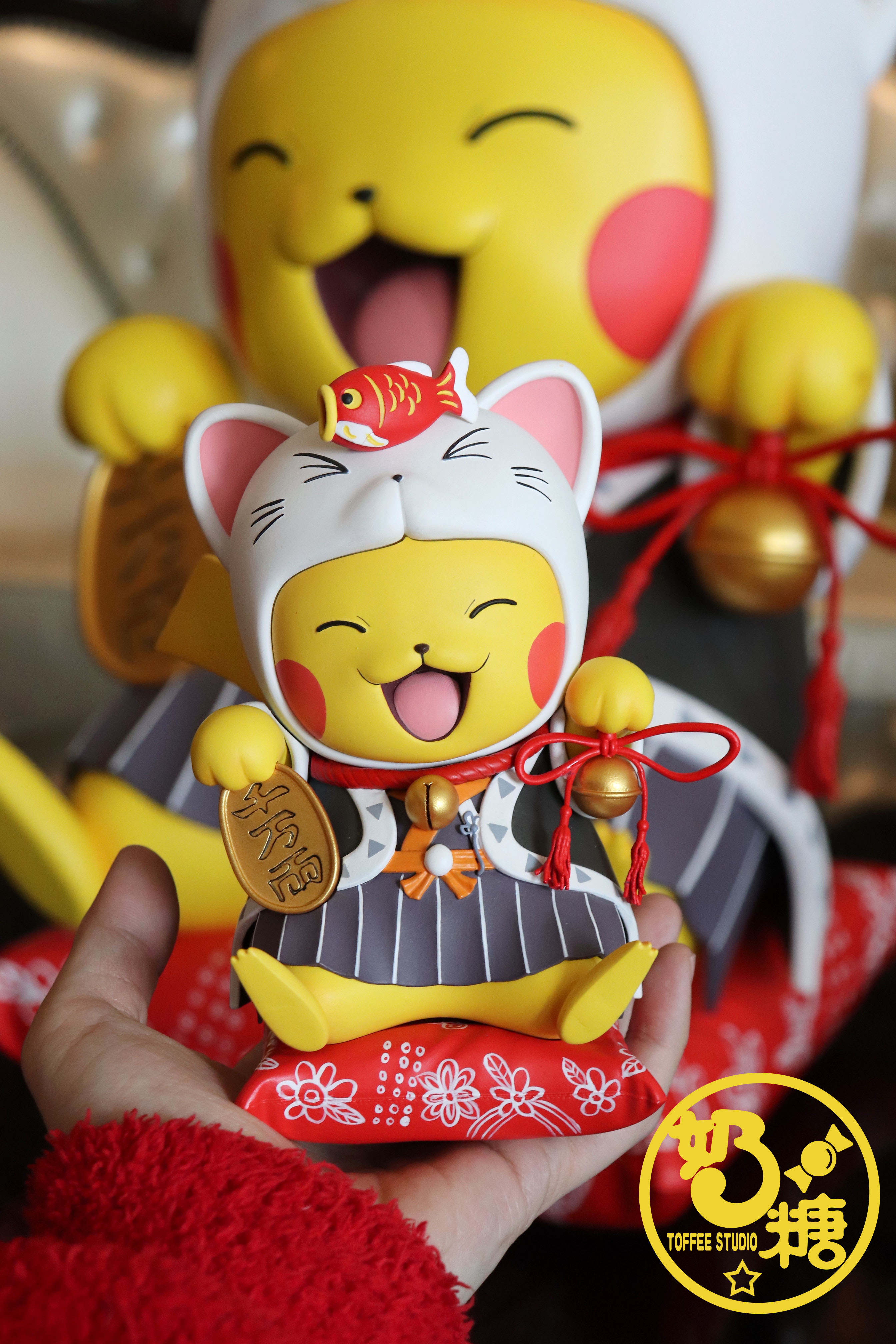 【阿南】奶糖 招财猫皮 限量 gk 手办 雕像 阳台哥同款