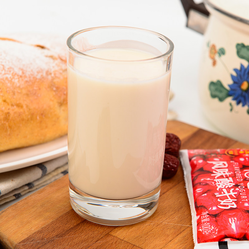 天香大枣酸牛奶礼包100g8袋新希望lif酸奶营养酸奶