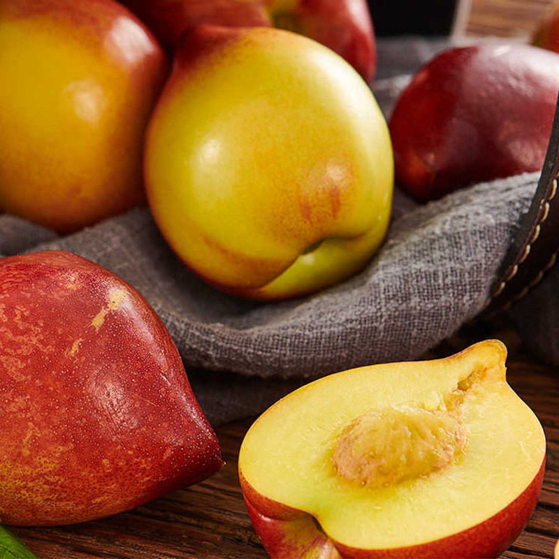 红油油桃500g份果光滑无毛鲜果清香应季当季桃