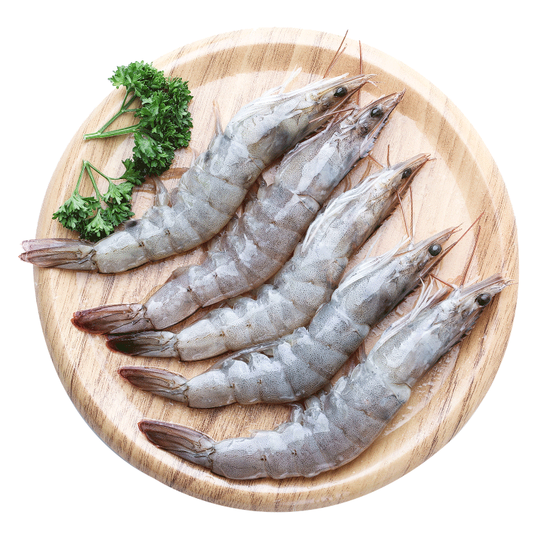 鲜冻翡翠白虾300g冻虾