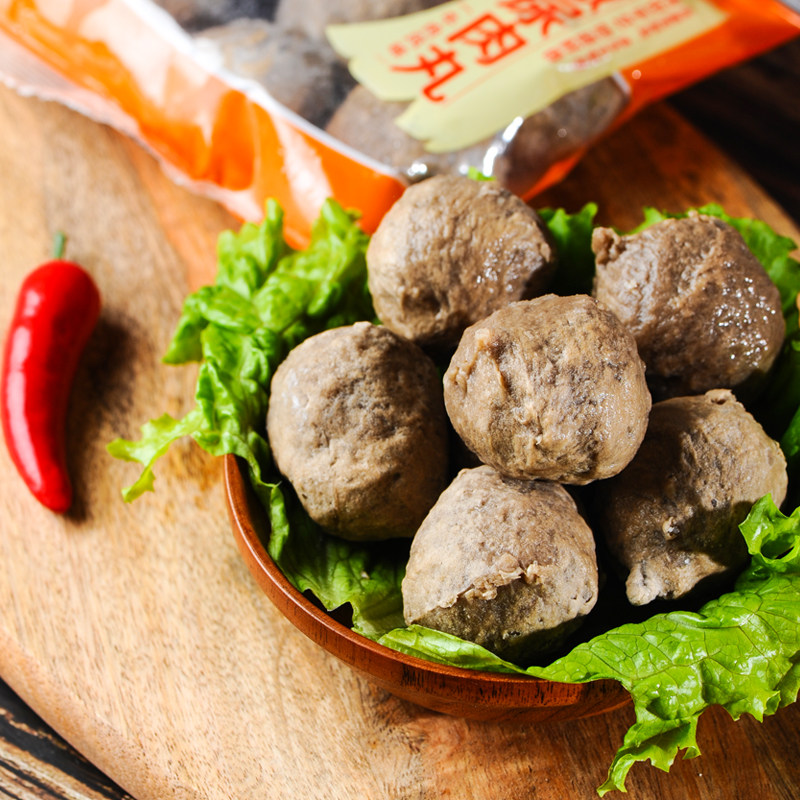 海欣撒尿牛丸丸子牛肉肉丸120g火锅丸类