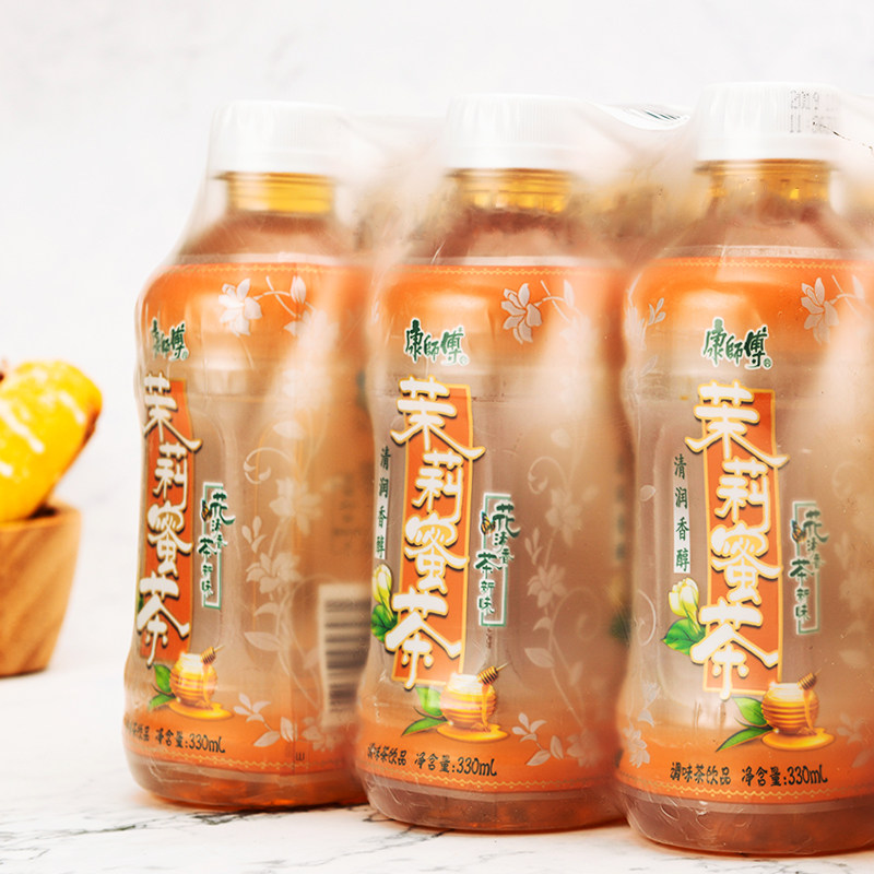 康师傅茉莉蜜茶330ml12瓶清润食品混合元气经典茶饮料