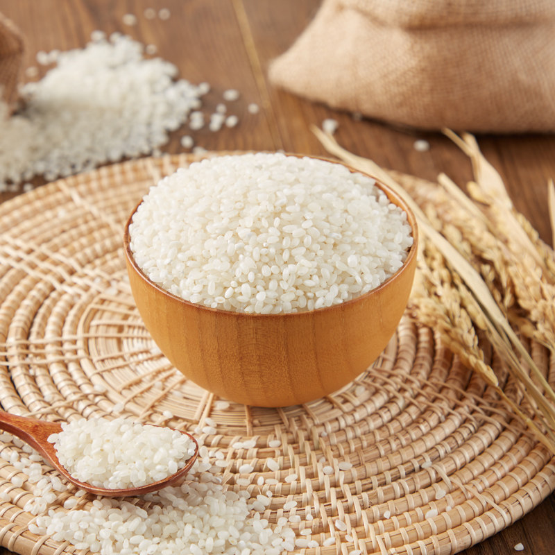 荟尚南梗米46大米5千克袋米粒粳稻分明晶莹清甜食用优质精选