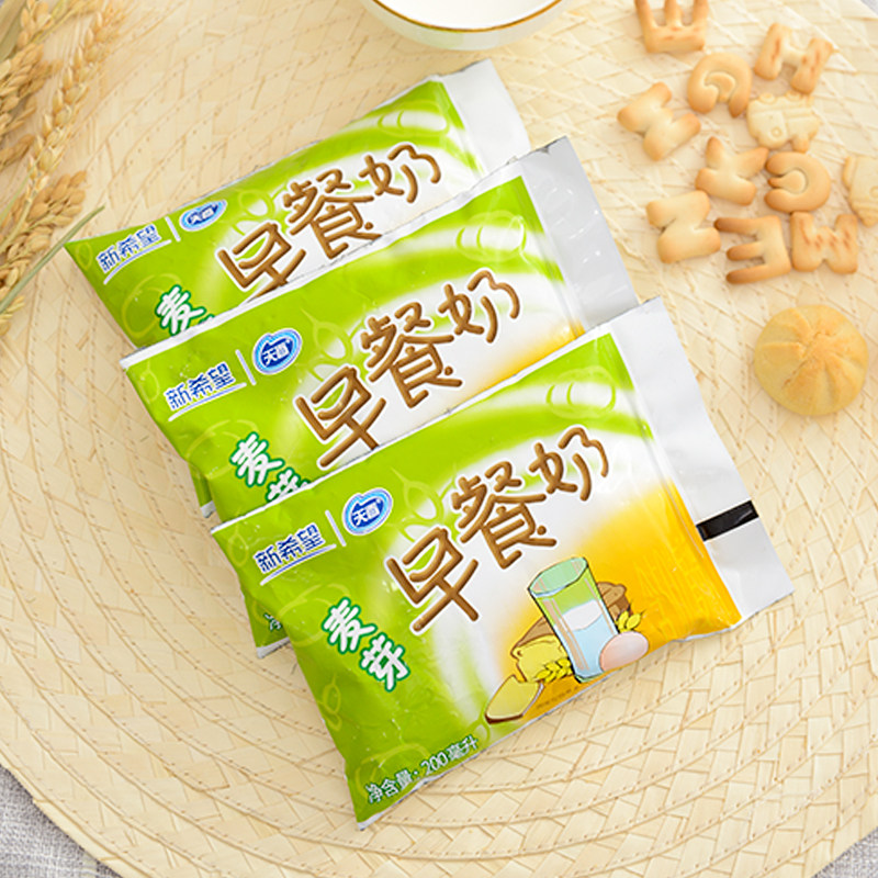 天香麦芽早餐奶200g*16袋/箱