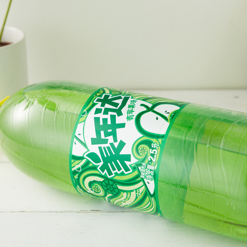 美年达青苹果2.5l饮料碳酸饮料