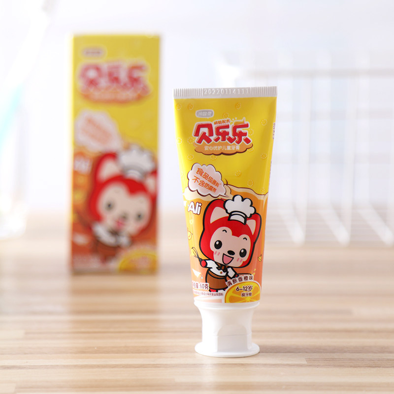 冷酸灵贝乐乐安心优护612岁60g牙膏牙刷清新护理牙膏