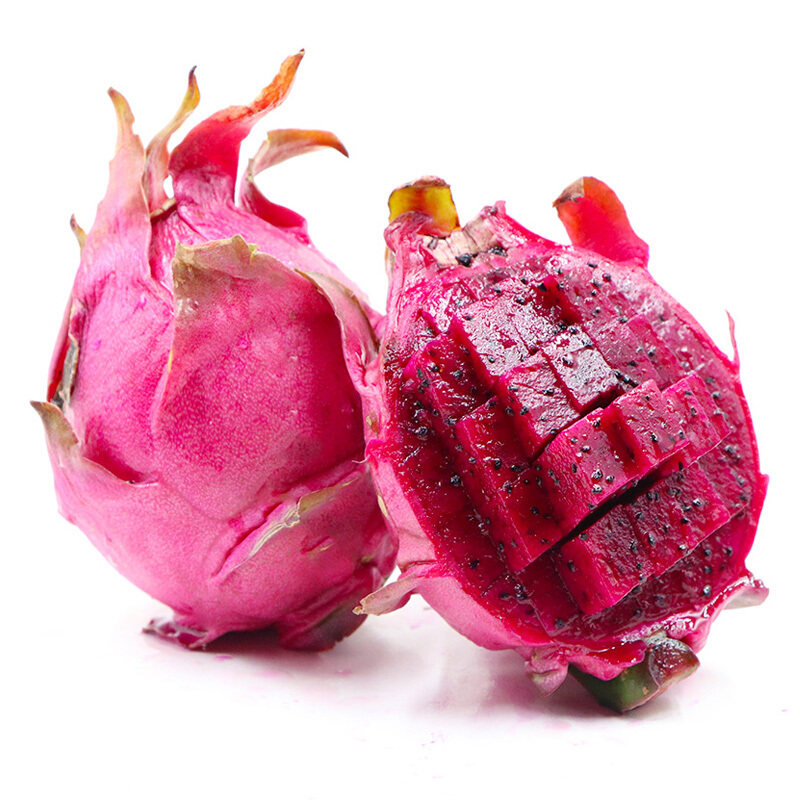 果肉优选越南红心火龙果2个800g当季成熟新鲜火龙果