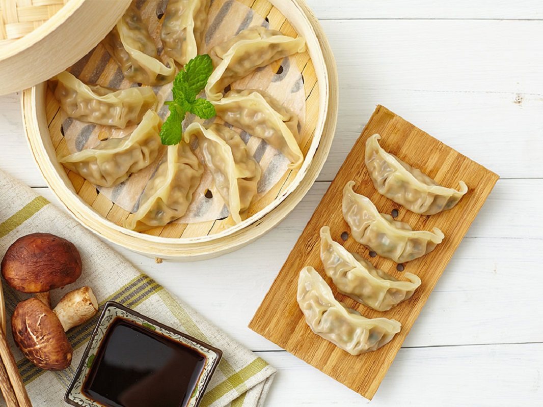 正大cp菌菇三鲜蒸饺早饭115克水饺