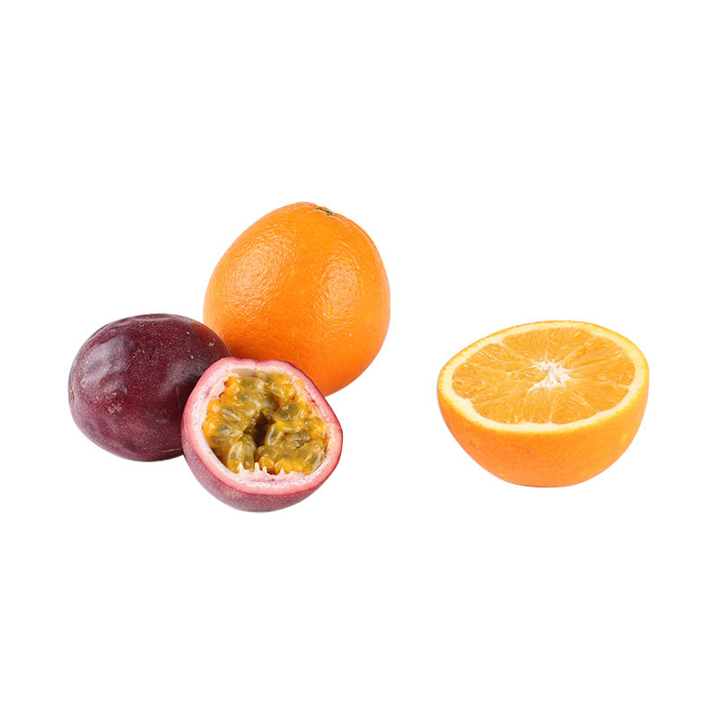 百香果鲜橙组合2粒国产橙