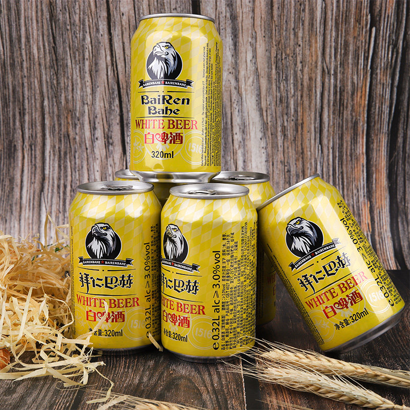拜仁巴赫白啤酒320ml罐*6/组