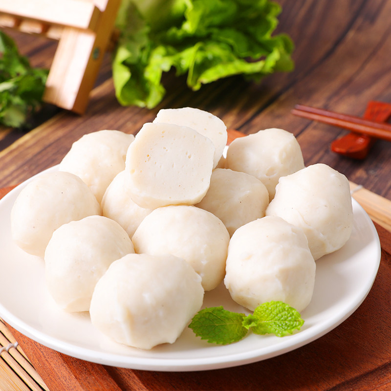 海霸霸王锁鲜装脆鱼丸240克火锅丸类