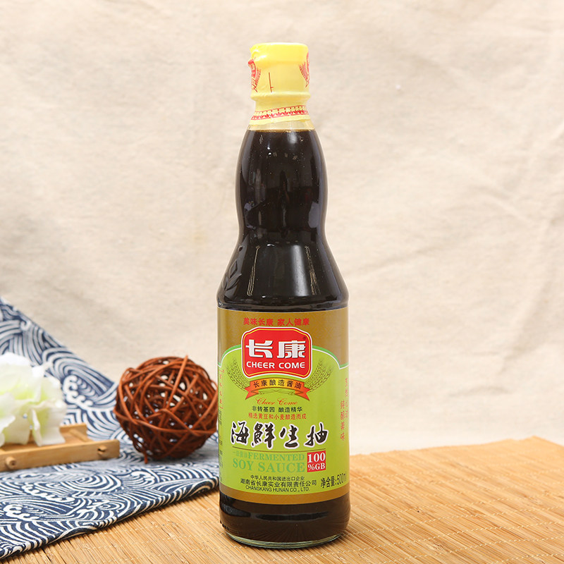 长康海鲜生抽500ml酱油