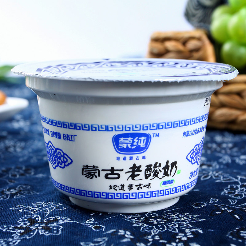 蒙纯蒙古古老酸奶180g酸牛奶酸奶