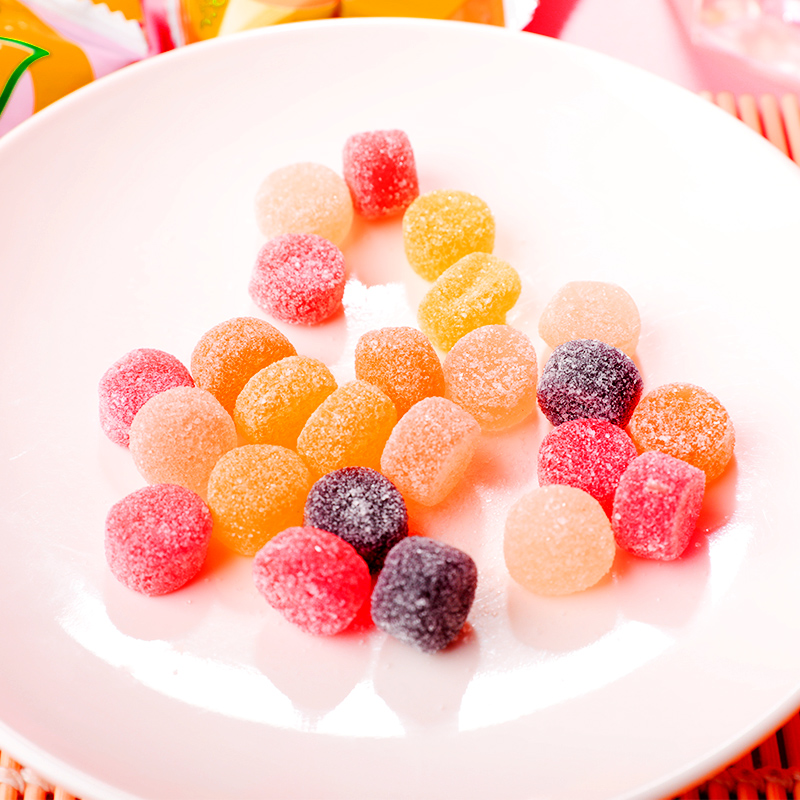 雀巢趣满果缤纷杂果汁软糖100g糖果