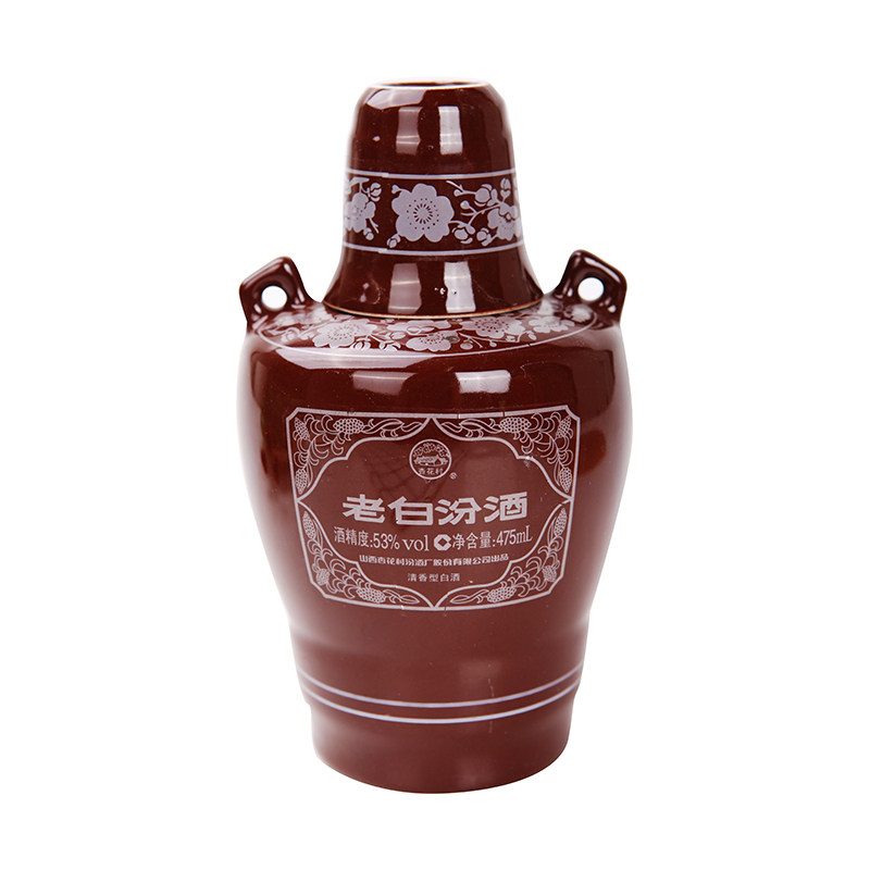 清香白酒香型汾酒53度特制老白475ml杏花村手工白酒