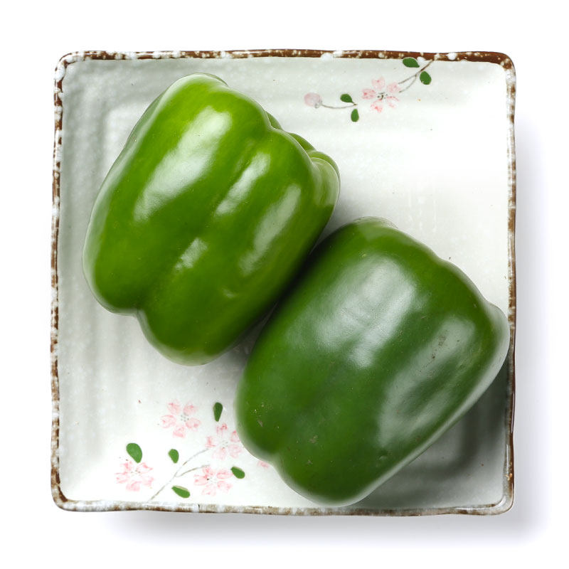 圆椒称重500g辣椒