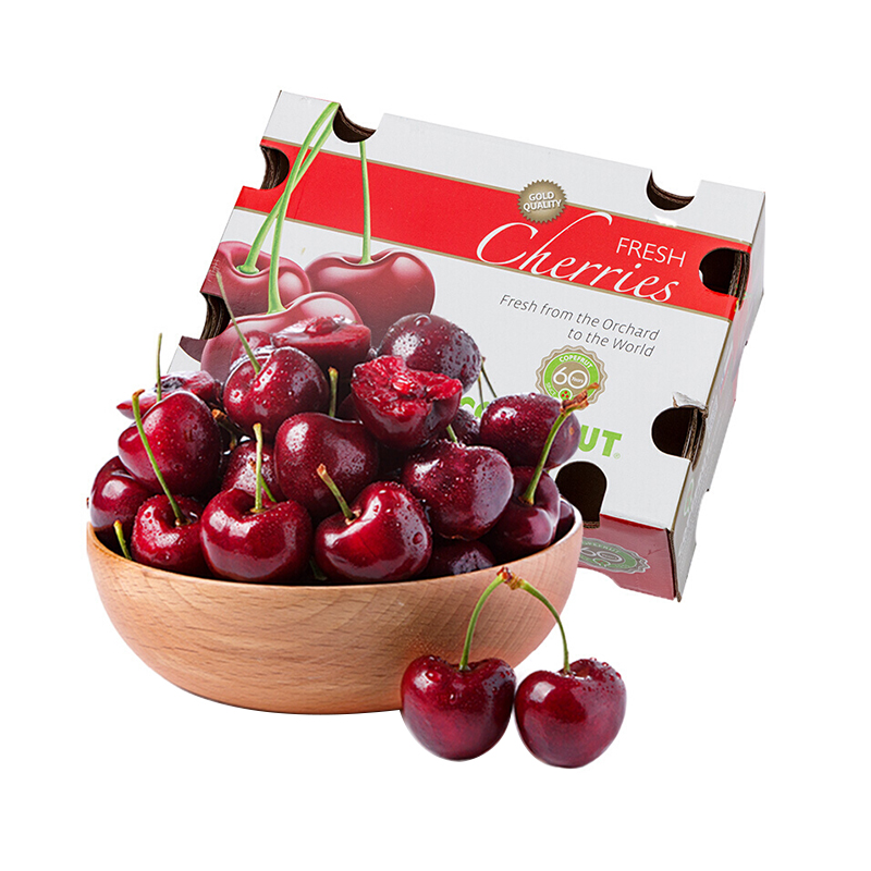 智利车厘子5kg原箱单果22-24mm车厘子