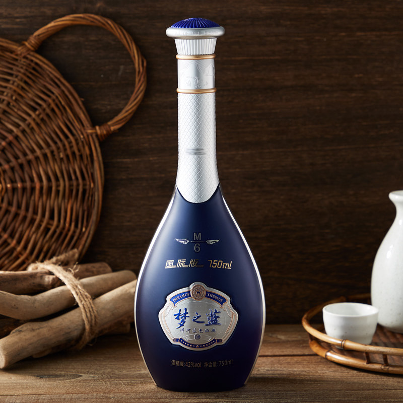 42度洋河蓝色经典梦之蓝m6国际版750ml白酒