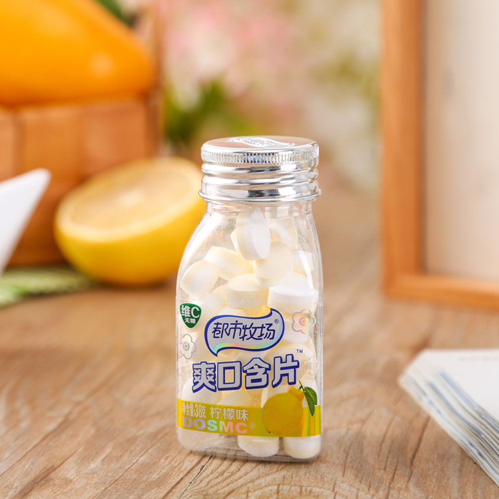 都市牧场爽口含片(柠檬味) 38克/瓶