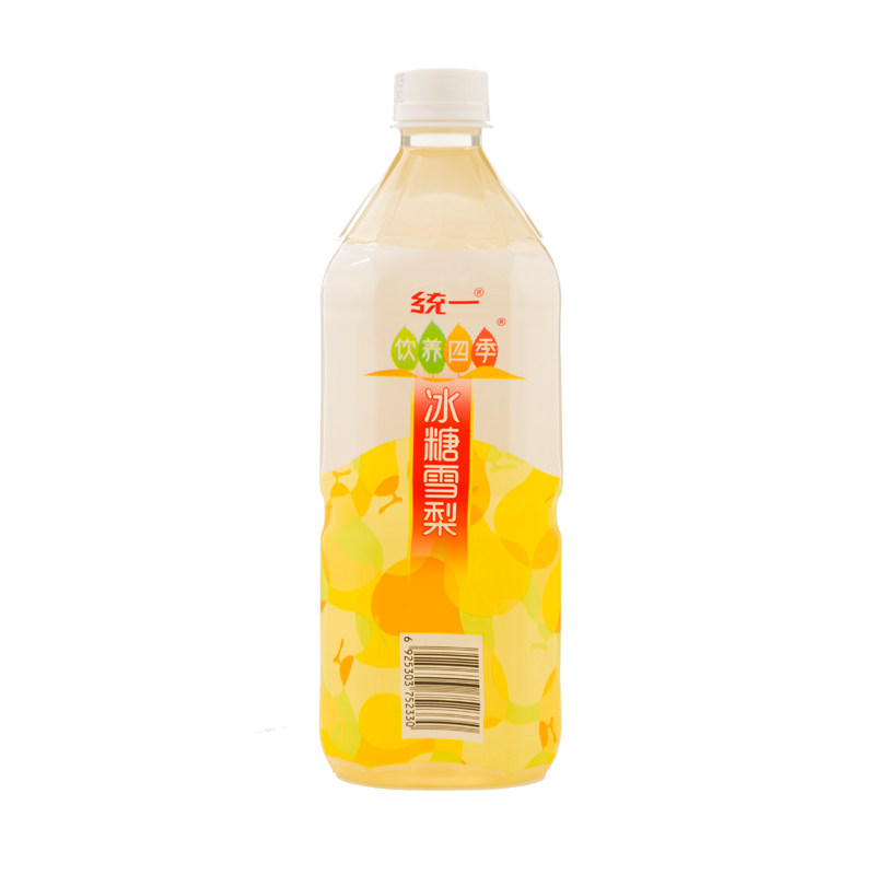 统一冰糖雪梨饮料1升果味