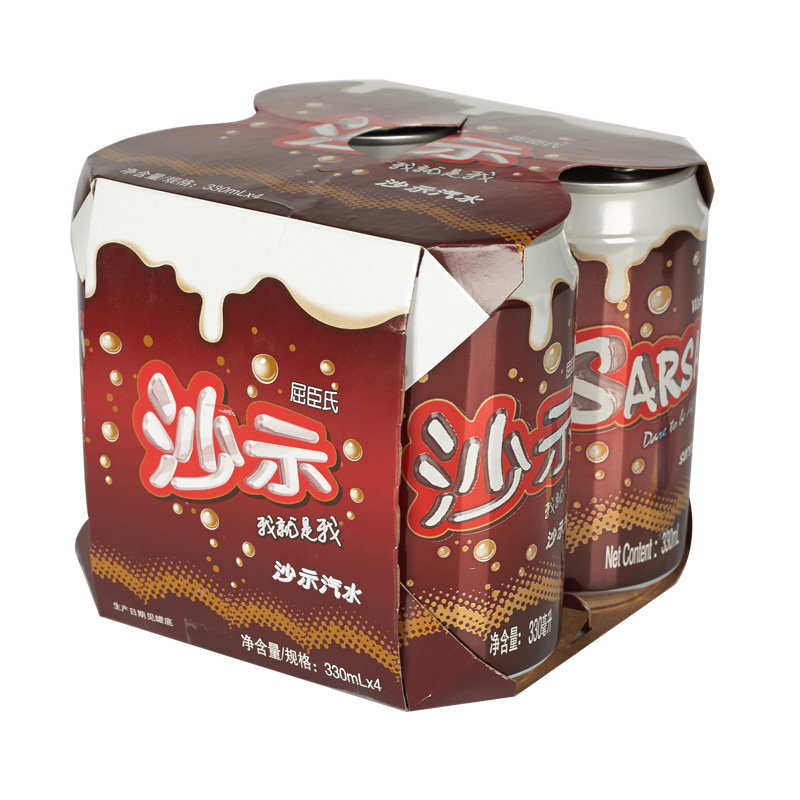 屈臣氏沙示汽水 330ml*4罐/组