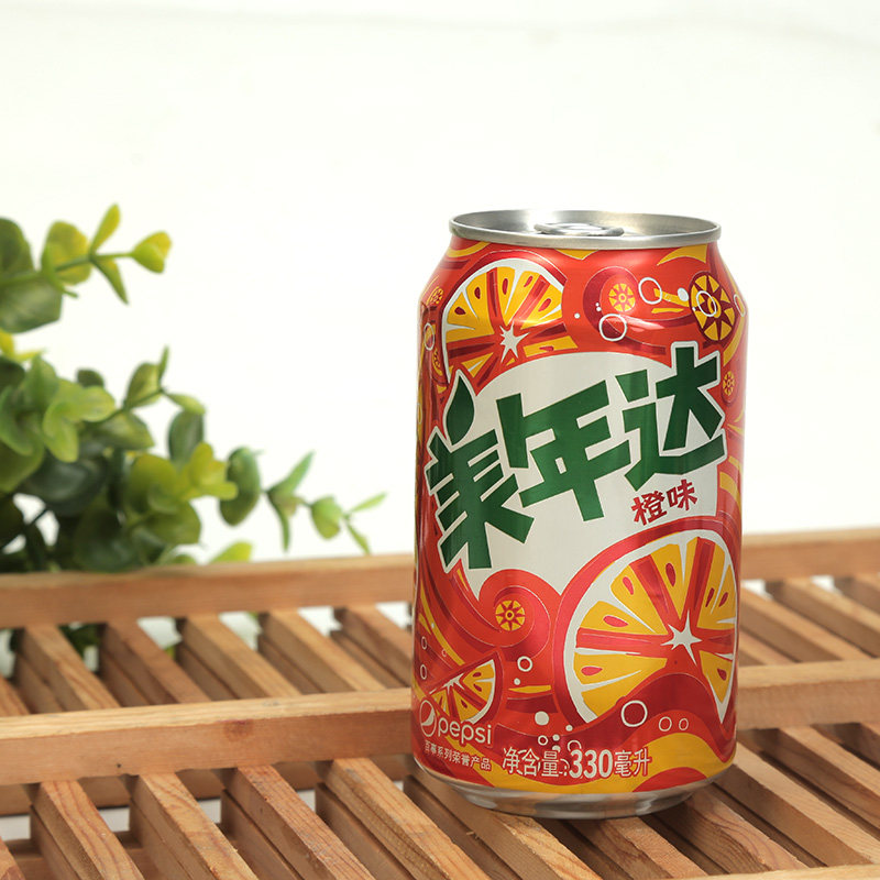 百事 美年达橙味汽水 330ml/罐 【图片 价格 优惠券】-发现好货精选