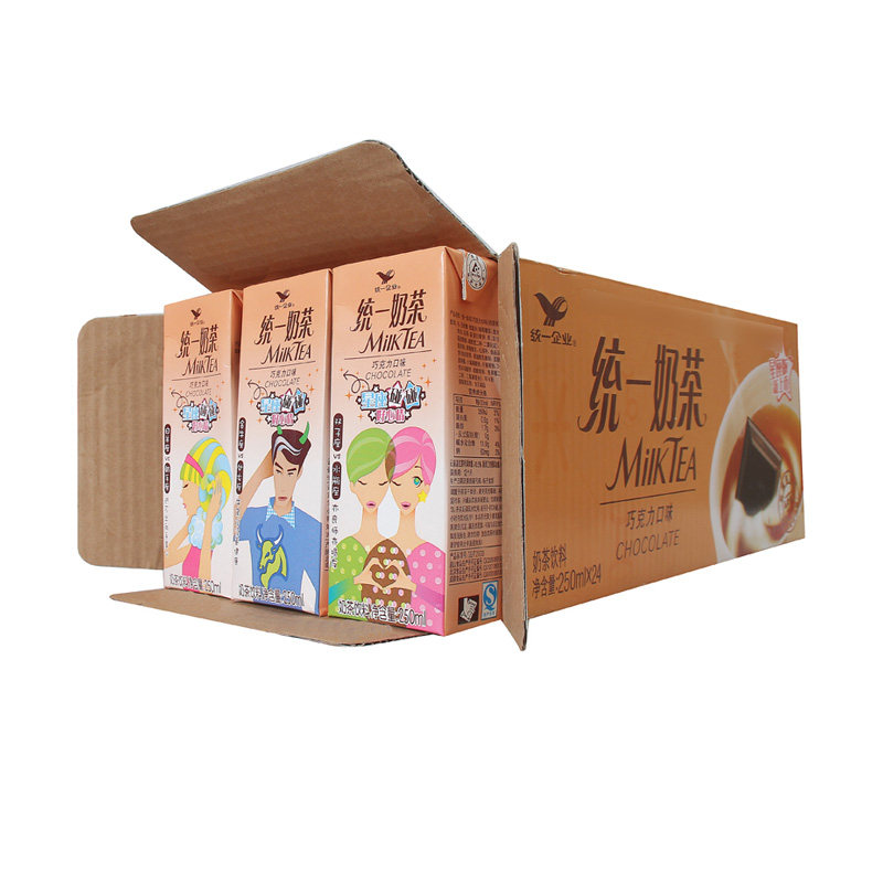 统一奶茶(巧克力口味)奶茶饮料250毫升/盒