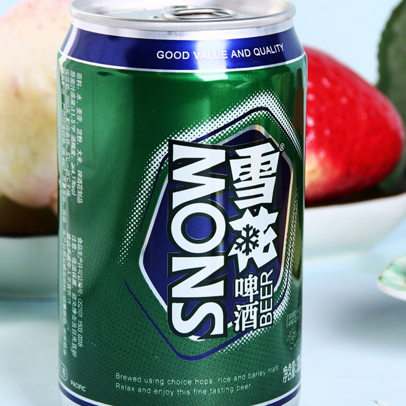 115度雪花啤酒330ml啤酒