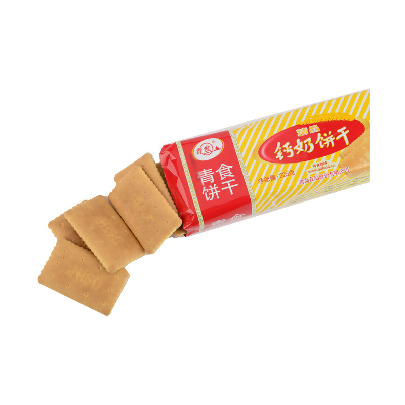 精品钙奶饼干225g食品办公室零食浓浓奶香韧性饼干
