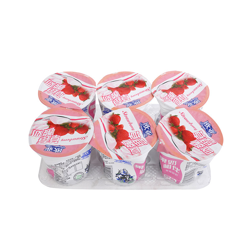 欧亚果肉酸奶草莓150ml6杯酸奶