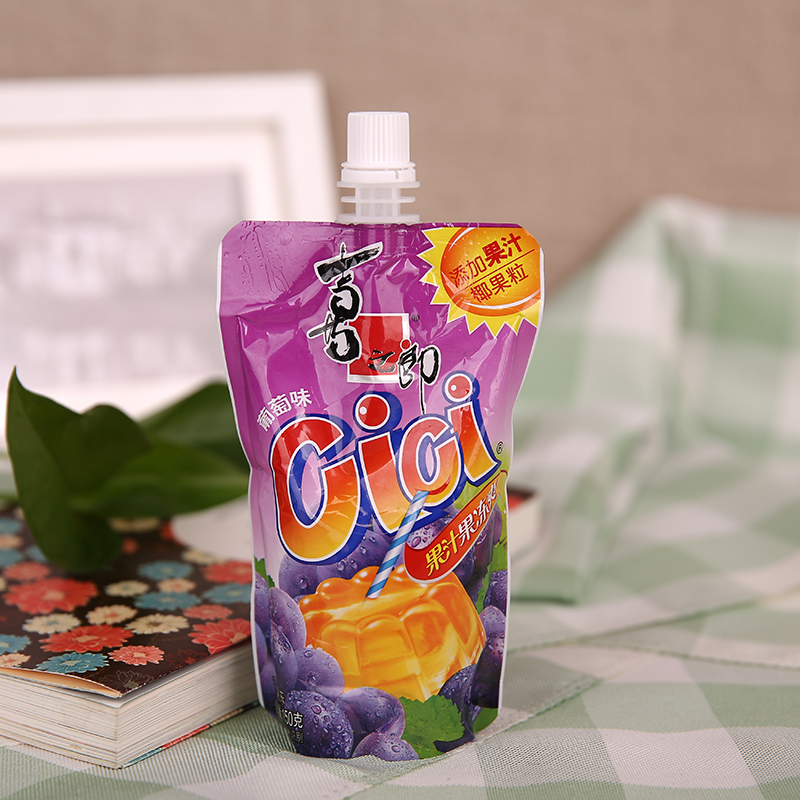 果冻喜之郎布丁零食儿童饮料150克cici葡萄果汁果冻