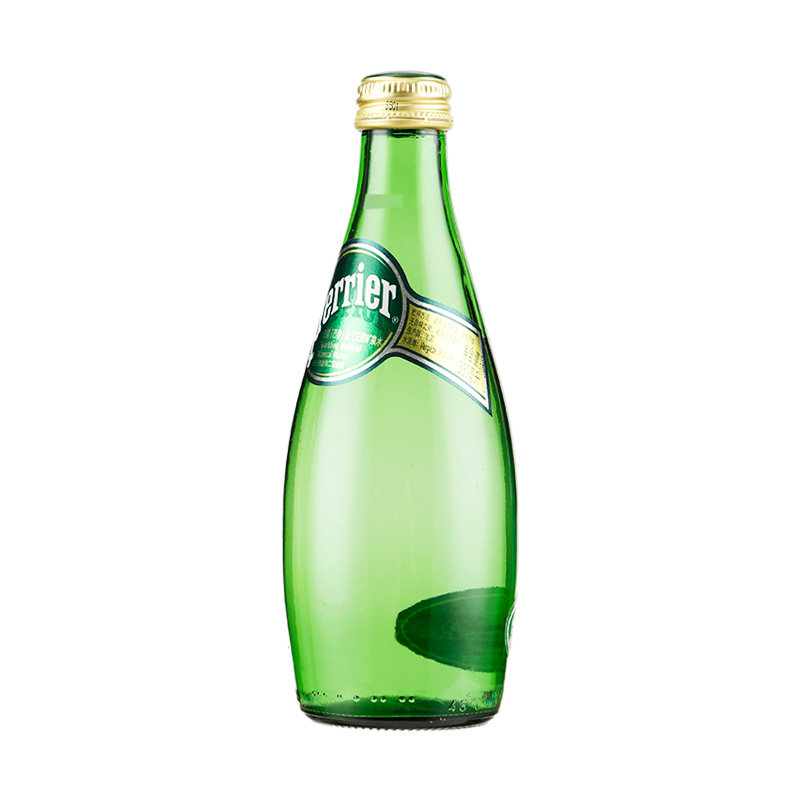 法国进口巴黎水perrier原味含气天然矿泉水330