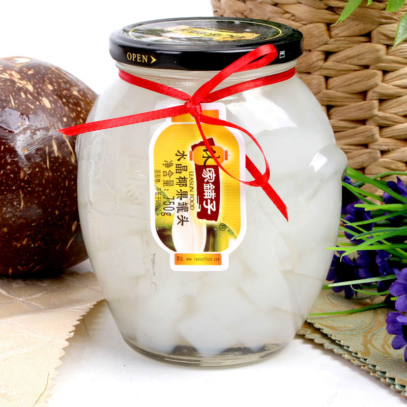 林家铺子水晶椰果罐头食品750g糖水营养美味即食水果罐头