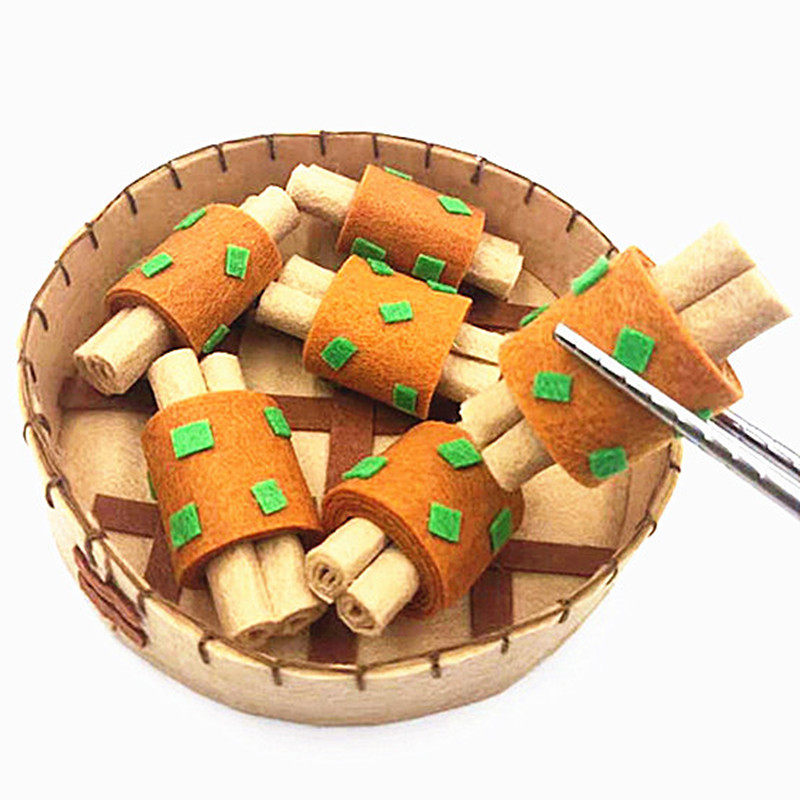 织布手工成品排骨蒸笼幼儿园仿真食物过家家玩具仿真果蔬