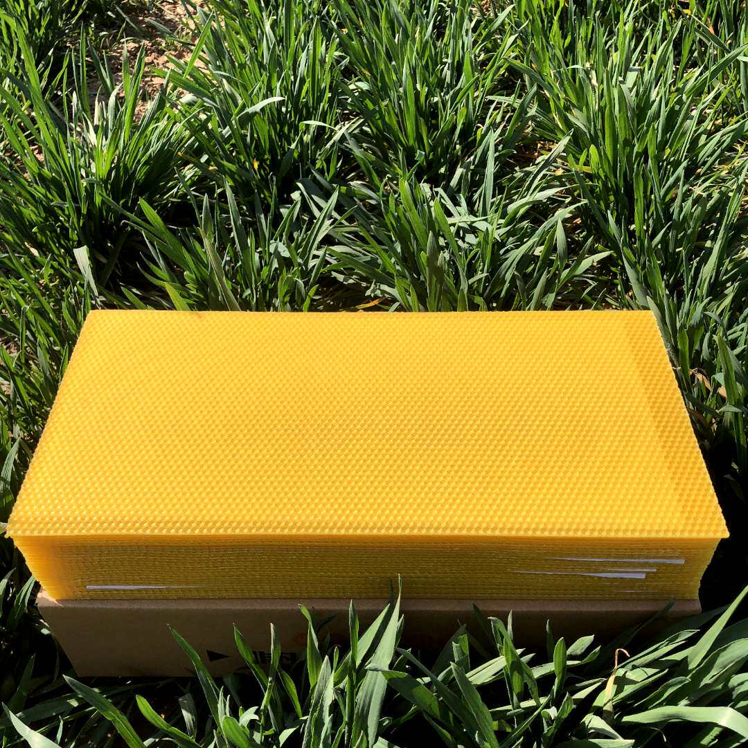 中蜂巢础蜂蜡蜂巢蜜蜂巢础片巢基巢框巢脾蜜蜂箱养蜂工具全套包邮