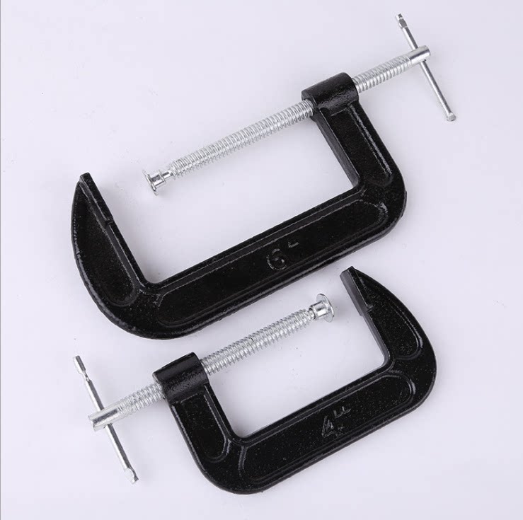 木工夹子夹紧夹具固定字夹强力铁夹工具g