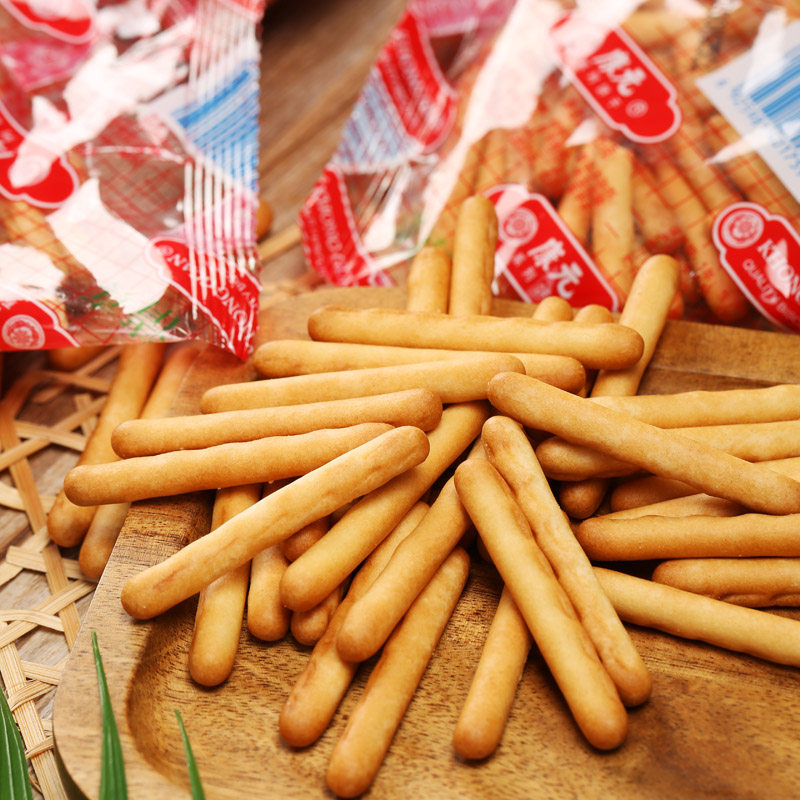 饼干康元香酥条拇指手指奶油油条韧性8090怀旧韧性饼干