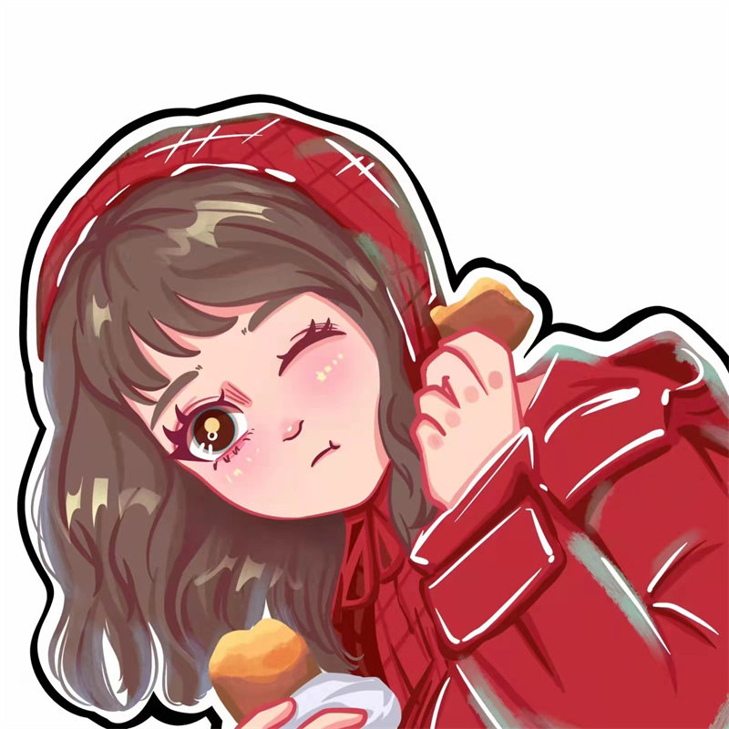 鸭鸭风头头像手绘定制微信卡通动漫画插画约稿手绘真人漫画