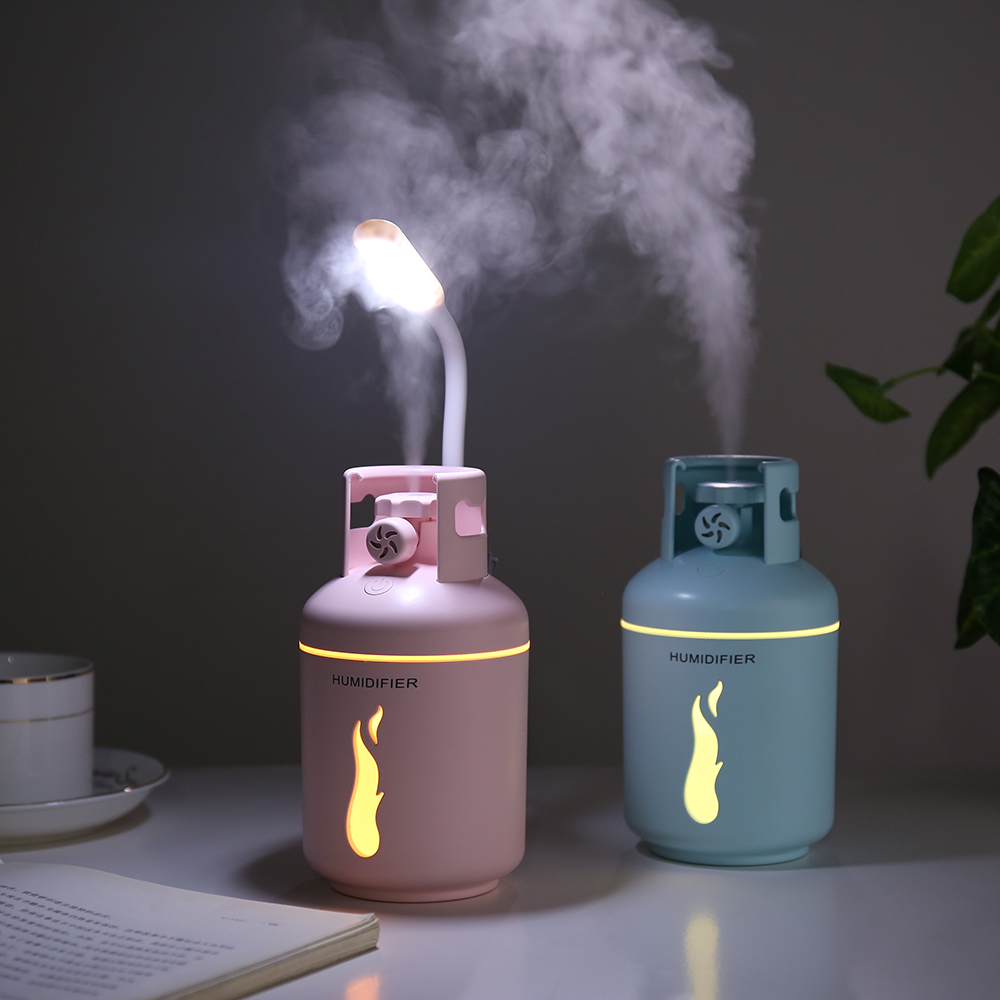 新品迷你煤气罐多功能香薰加湿器便携车载孕妇卧室usb加湿器