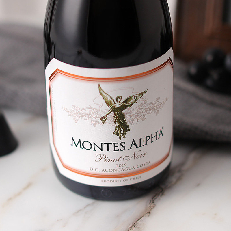 智利原装进口红酒montes蒙特斯欧法黑皮诺干红葡萄酒750ml六支